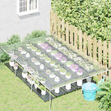 VidaXL transparente Plane mit Ösen 2x3 m PVC