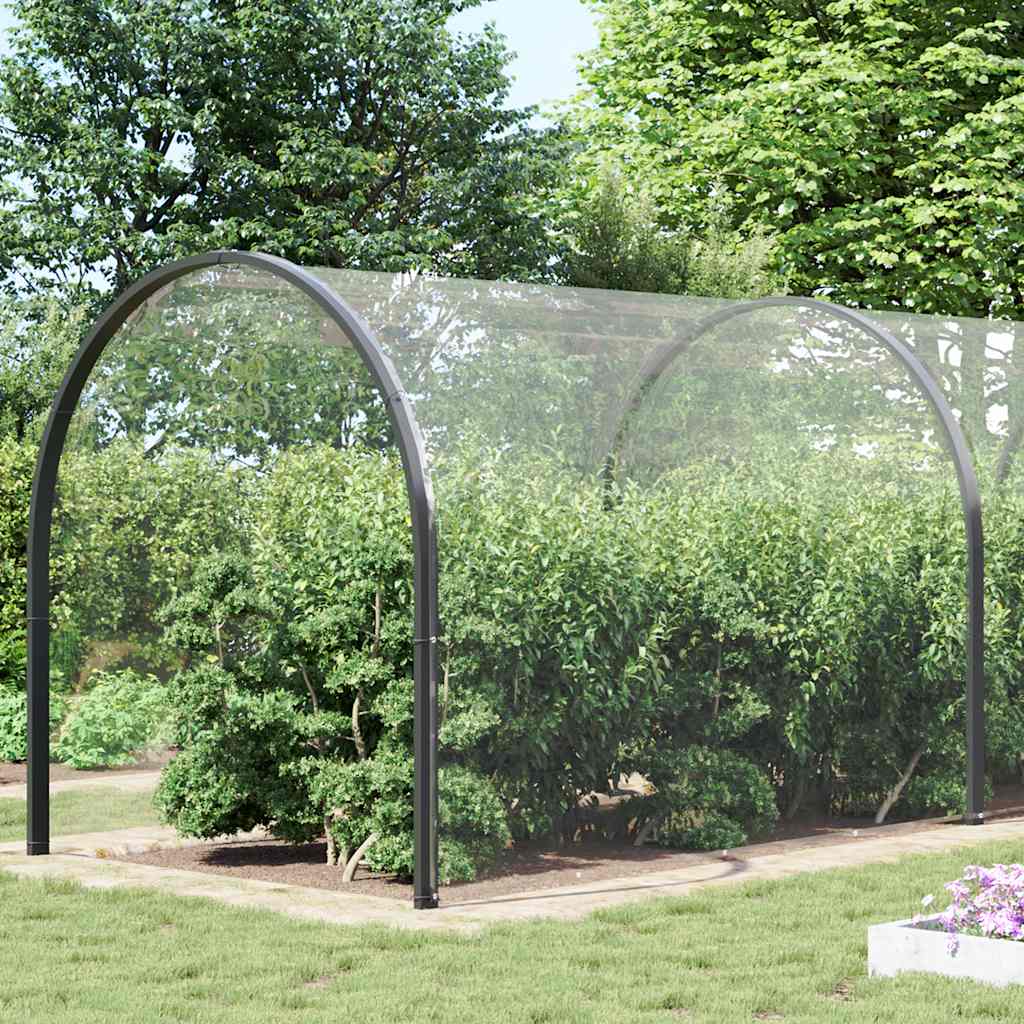 Vidaxx transparente Plane mit Ösen 5x12 m PVC