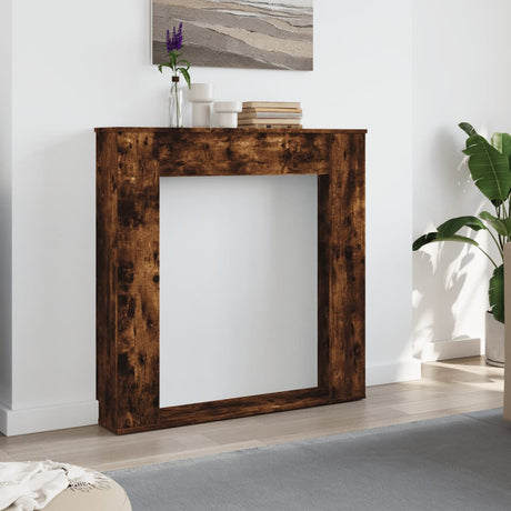 Vidaxl haardombouw 100x20x100 cm bewerkt hout gerookt eikenkleurig