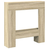 Vidaxx Kaminverkleidung 81x18x82 cm Holzwerkstoff Sonoma-Eiche-farbig
