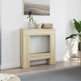 Vidaxx Kaminverkleidung 81x18x82 cm Holzwerkstoff Sonoma-Eiche-farbig