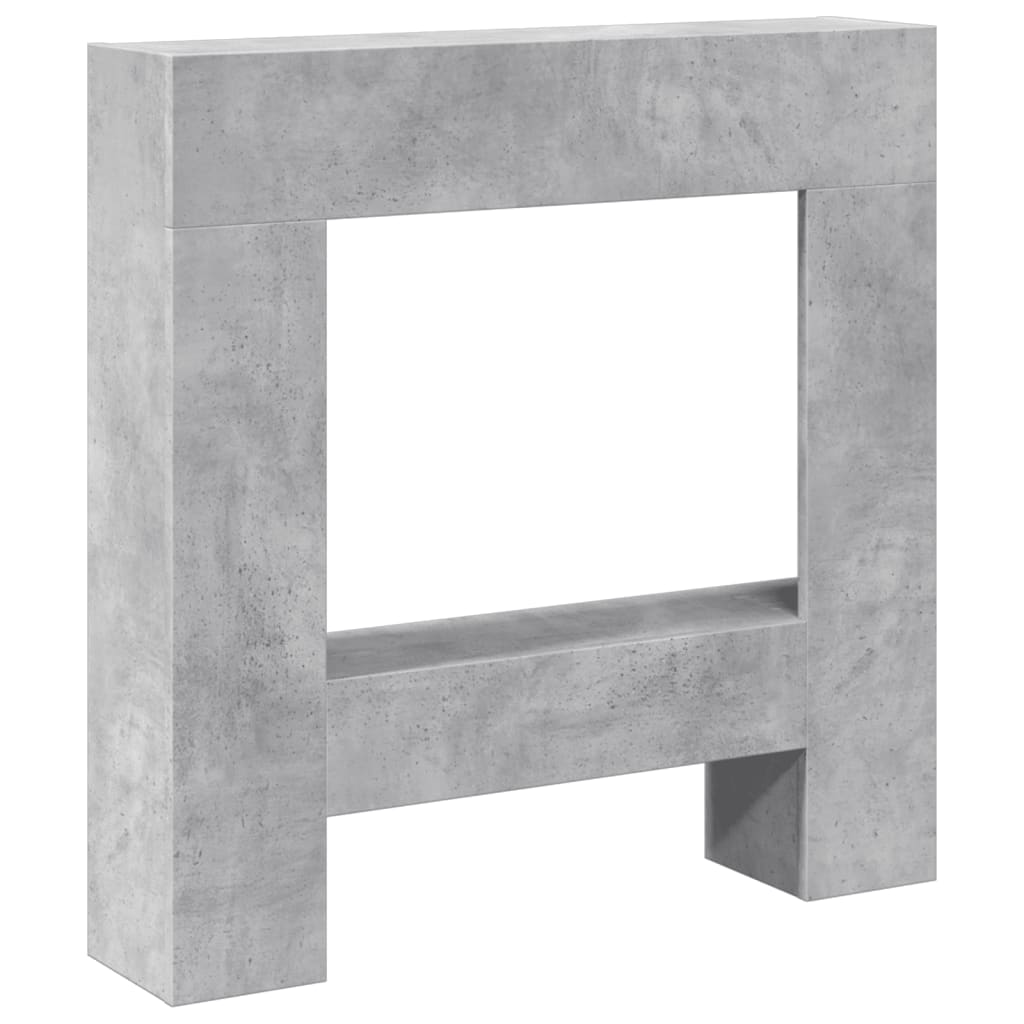 Vidaxx Kaminverkleidung 81x18x82 cm Holzwerkstoff Betongrau