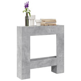 Vidaxx Kaminverkleidung 81x18x82 cm Holzwerkstoff Betongrau