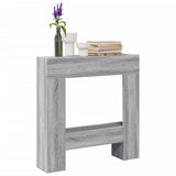 Vidaxx-Kaminverkleidung 81 x 18 x 82 cm, Holzwerkstoff, Farbe Sonoma-Eiche, Grau