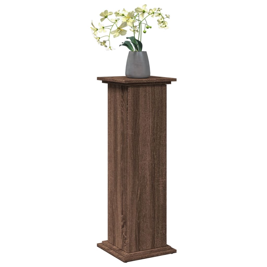 Vidaxx Sockel mit Stauraum 31x30x90 cm Fertigholz Eiche braun