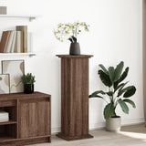 Vidaxx Sockel mit Stauraum 31x30x90 cm Fertigholz Eiche braun