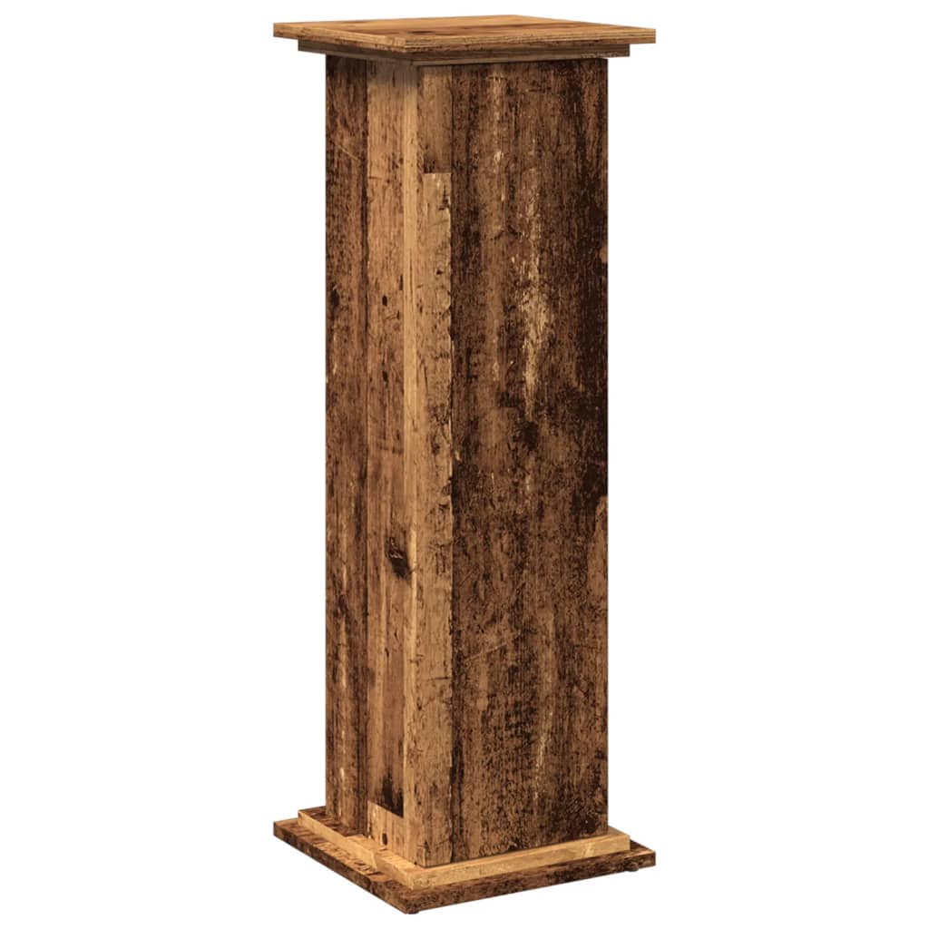 Base de Vidaxl avec espace de stockage 31x30x90 cm en bois de bois ancien en bois couleur en bois