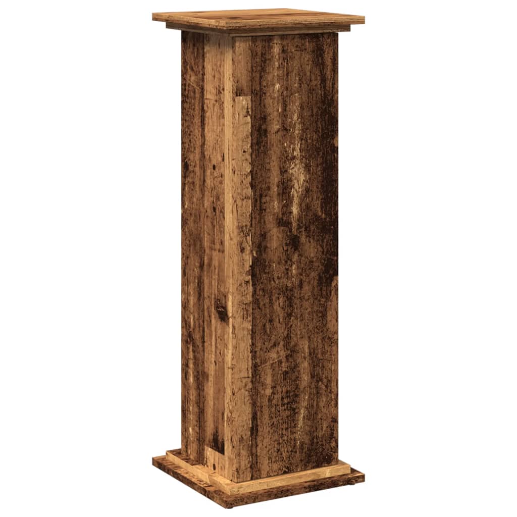 VidaXL Podest mit Stauraum 31x30x90 cm fertiges Holz, alte Holzfarbe