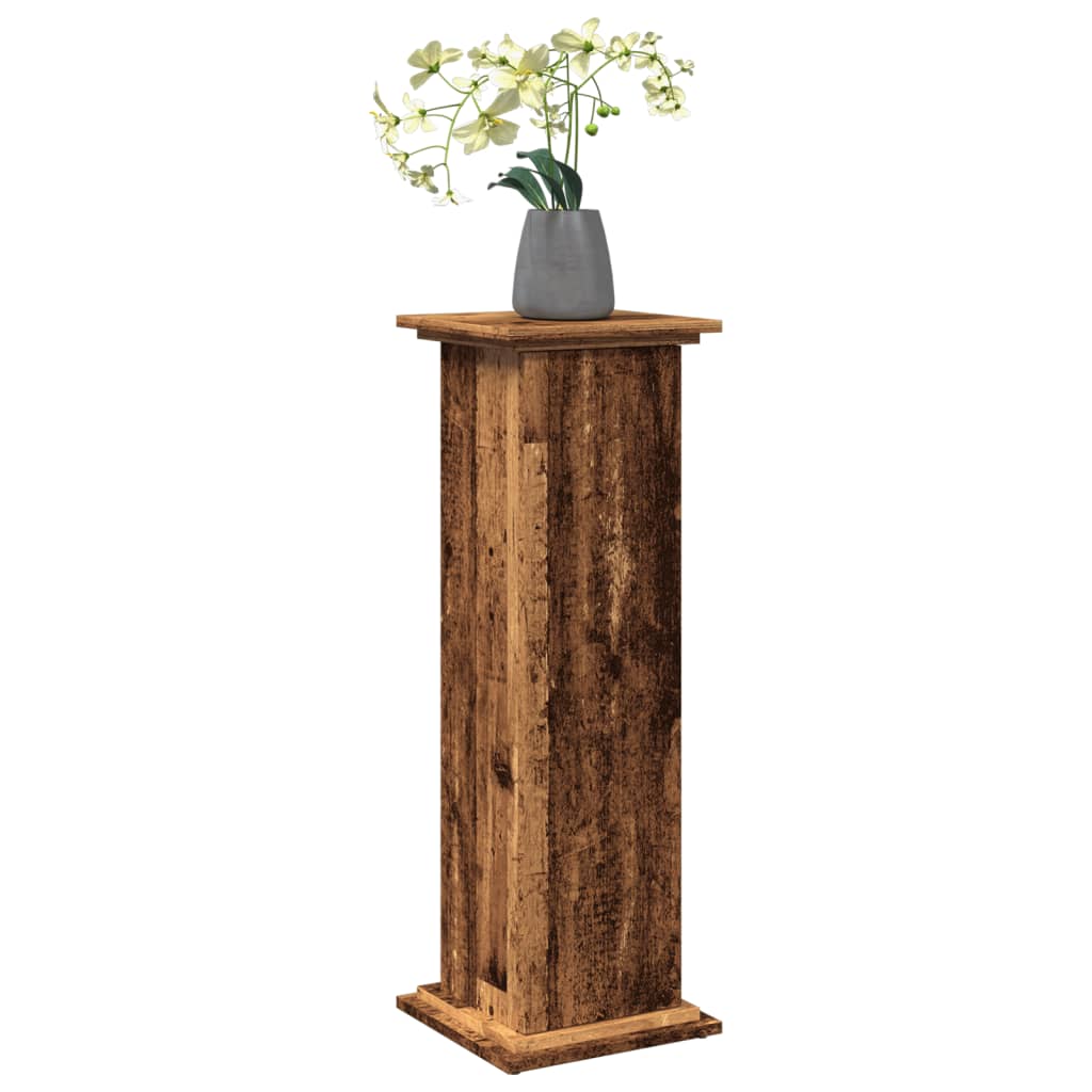 VidaXL Podest mit Stauraum 31x30x90 cm fertiges Holz, alte Holzfarbe