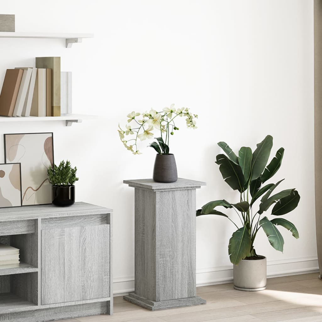 Vidaxl Base med opbevaringsplads 31x30x60 cm Property Wood Grey Sonoma