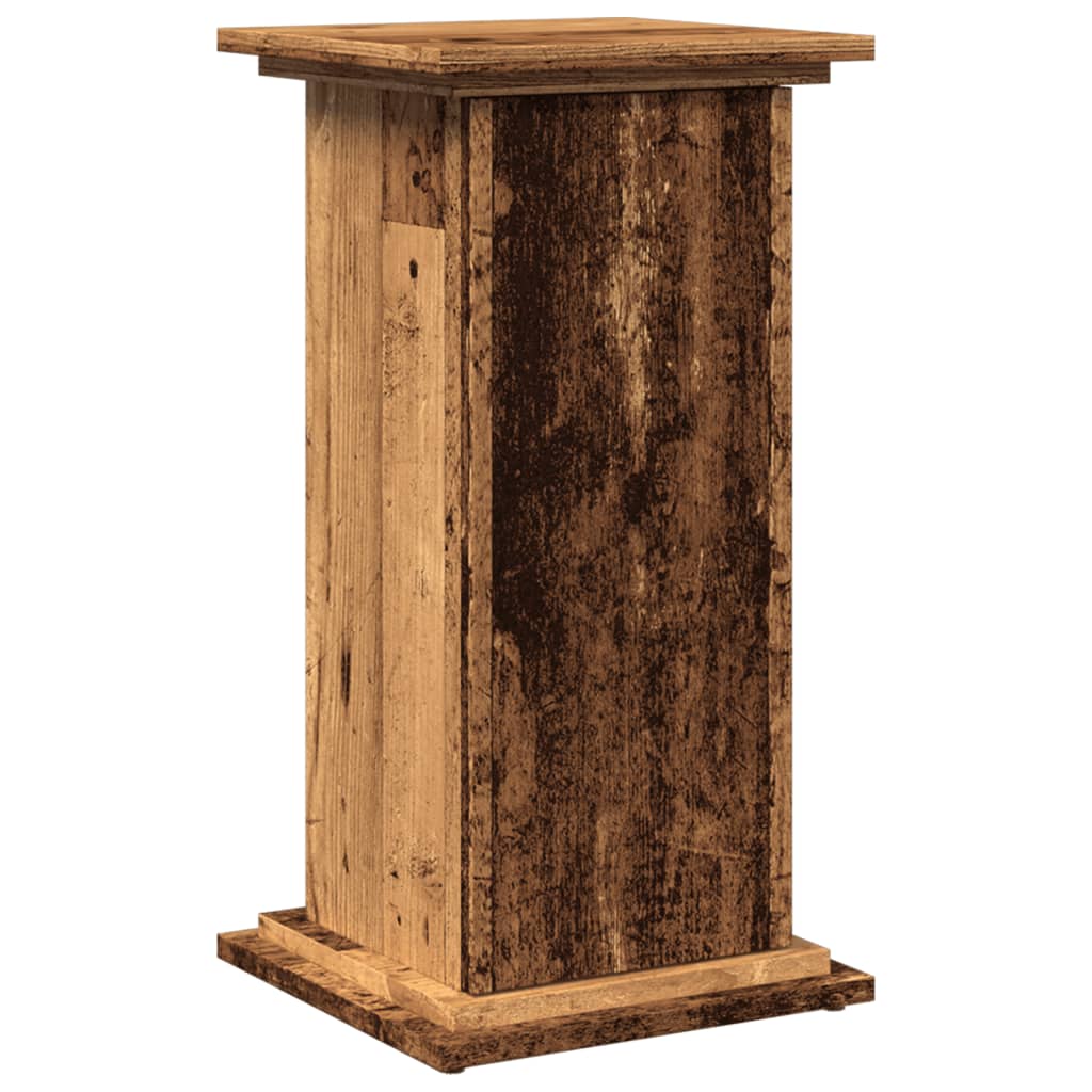 Base de Vidaxl avec espace de stockage 31x30x60 cm en bois de bois ancien en bois couleur en bois