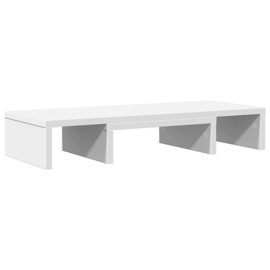 Vidaxx Monitorständer verstellbar 60x24x10,5 cm lackiertes Holz weiß