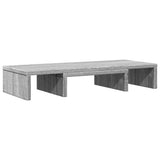 Vidaxx Monitorständer verstellbar 60x24x10,5 cm Holzgrau Sonoma