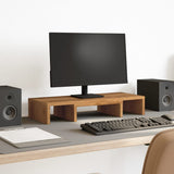 VidaXL Monitorständer verstellbar 60x24x10,5cm Holz handwerkliche Eiche