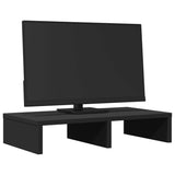 Vidaxl Monitor står 50x27x10 cm bearbeidet tre svart