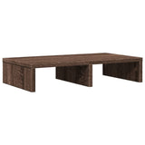 Vidaxxl Monitorständer 50x27x10 cm, Holzwerkstoff, braune Eiche