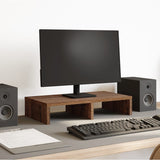 VidaXL monitor standard 50x27x10 cm processed wood brown oak colored