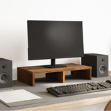 Vidaxxl Monitorständer 50x27x10 cm verarbeitetes Holz, altholzfarben