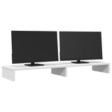 Vidaxl Monitor Standard 100x27x10 cm predelana lesa bela