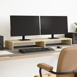Vidaxxl Monitorständer 100x27x10 cm, Holzwerkstoff Sonoma-Eiche-farbig