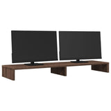 Vidaxl Monitor steet 100x27x10 cm verschafft Holzbrong faarweg