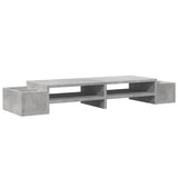 Vidaxl Monitor Stand med lagringsplass 100x27x15 cm tre betongpris