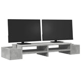 Vidaxl Monitor Stand med opbevaringsplads 100x27x15 cm træbetonpris