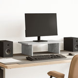 Vidaxxl Monitorständer 50x27x15 cm, Holzwerkstoff, Betongrau