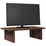 Vidaxl Monitor standard 50x27x15 cm en bois transformé en chêne brun coloré