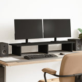 Vidaxl Monitor Standard 100x27x15 cm Black in legno elaborato