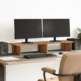 Vidaxxl Monitorständer 100x27x15 cm verarbeitetes Holz, altholzfarben