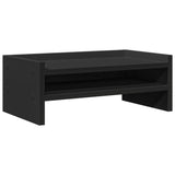 Vidaxl Monitor Stand 42x24x16 cm predelana lesna črna