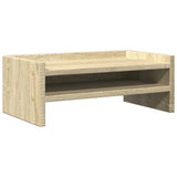 Vidaxxl Monitorständer 42x24x16 cm, fertiges Holz Sonoma-Eiche-farbig