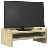 Vidaxxl Monitorständer 42x24x16 cm, fertiges Holz Sonoma-Eiche-farbig
