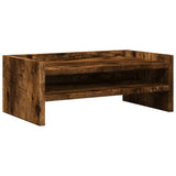 Vidaxl Monitor Stand 42x24x16 cm verarbeiteter Holzgeräuchchen -Eiche gefärbt