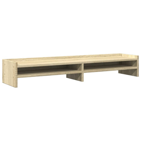 Vidaxxl Monitorständer 100x24x16 cm, Holzwerkstoff Sonoma-Eiche-farbig
