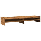 Vidaxxl Monitorständer 100x24x16 cm fertiges Holz, altholzfarben