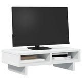 Vidaxx Monitorständer 50x27x15 cm Holzwerkstoff weiß