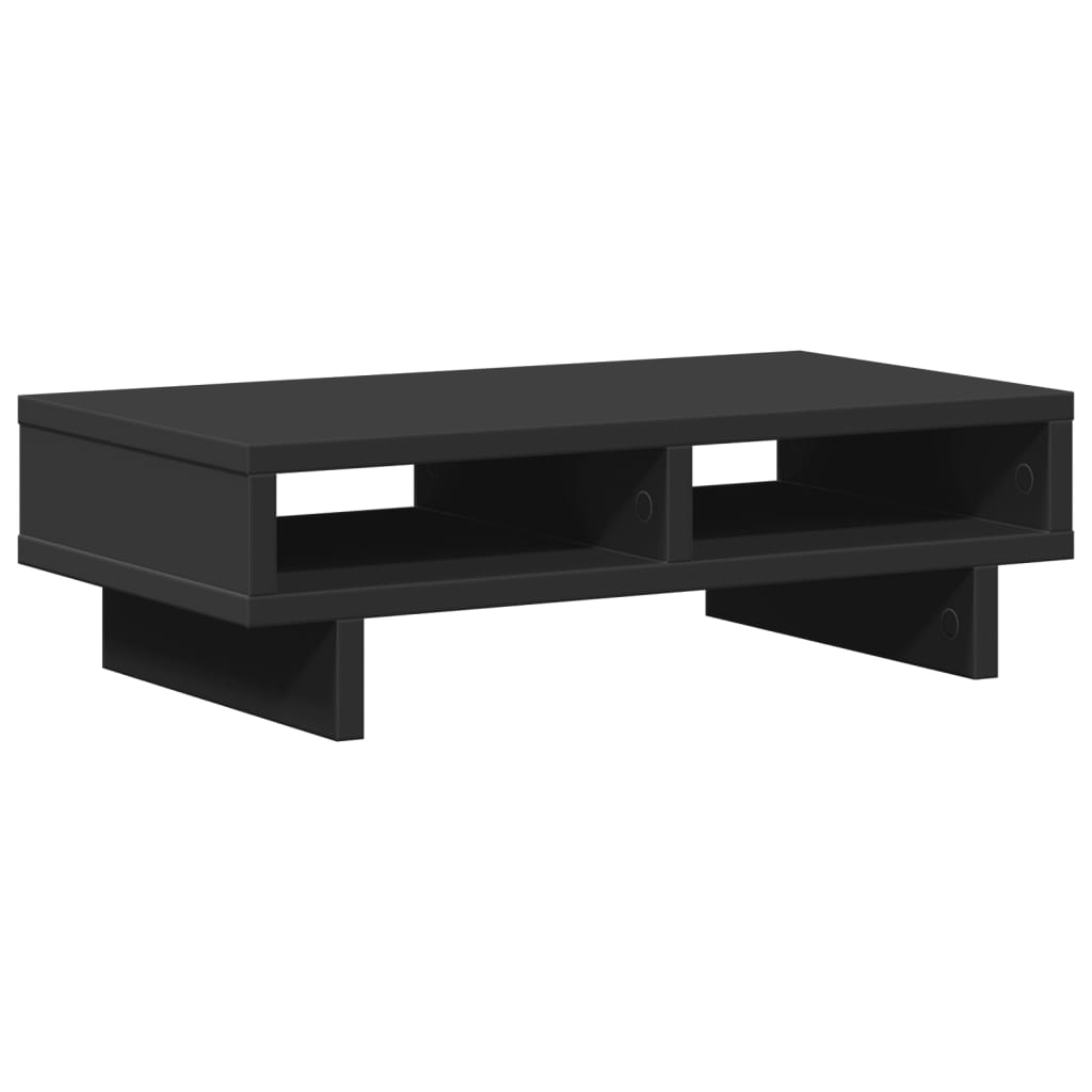 Vidaxxl Monitorständer 50x27x15 cm verarbeitetes Holz schwarz