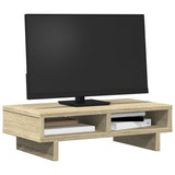 Vidaxxl Monitorständer 50x27x15 cm, Holzwerkstoff Sonoma-Eiche-farbig