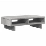 Vidaxxl Monitorständer 50x27x15 cm, Holzwerkstoff, Betongrau
