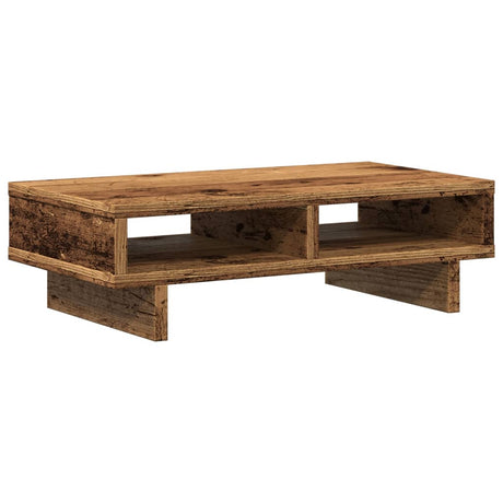 Vidaxxl Monitorständer 50x27x15 cm verarbeitetes Holz, altholzfarben