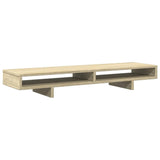 Vidaxxl Monitorständer 100x27x15 cm, Holzwerkstoff Sonoma-Eiche-farbig