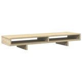 Vidaxl monitorstandaard 100x27x15 cm bewerkt hout sonoma eikenkleurig