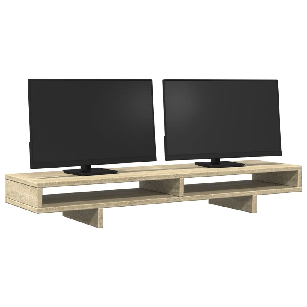 Vidaxl Monitor Standard 100x27x15 cm de madera procesada Sonoma Oak -Coled