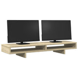 Vidaxl monitor Standard 100x27x15 cm predelani lesni sonoma hrast -barvan