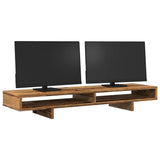 VidaXL monitor standard 100x27x15 cm processed wood old wood colored