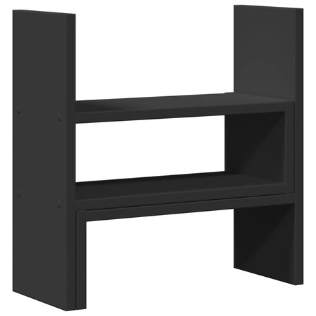 Vidaxx Schreibtisch-Organizer 40x17x41 cm, lackiertes Holz schwarz