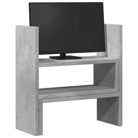 Vidaxx Schreibtisch-Organizer 40 x 17 x 41 cm, Holzwerkstoff, Betongrau