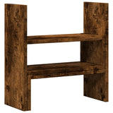 Vidaxx Schreibtisch-Organizer 40 x 17 x 41 cm, verarbeitetes Holz, Farbe geräucherte Eiche